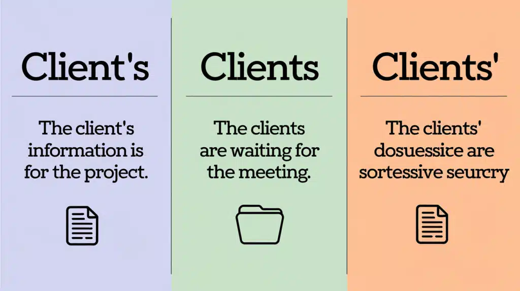 Differentiating Clients vs. Client’s vs. Clients’: When to Use Each