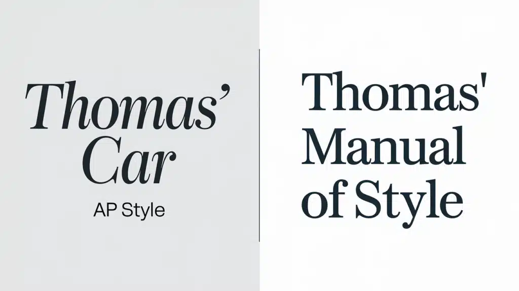 Thomas’ or Thomas’s: The Great Debate