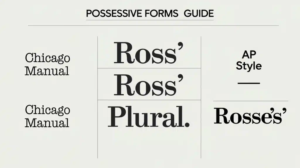 Possessive Forms and Plural Nouns