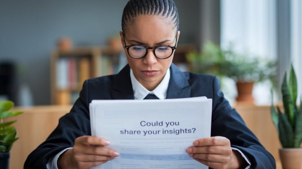 Could You Share Your Insights?